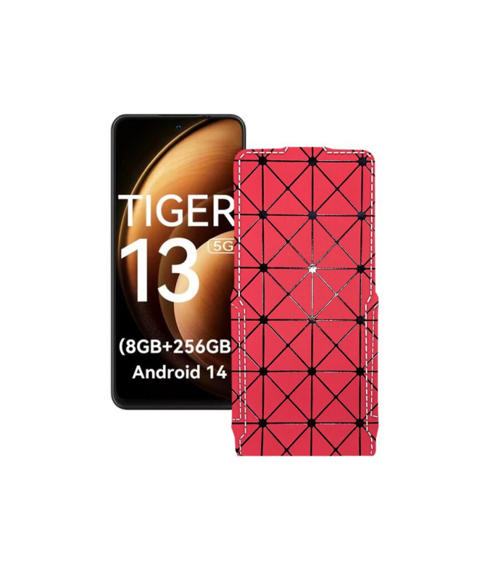 Чохол-флип з екошкіри для телефону Blackview Oscal Tiger 13