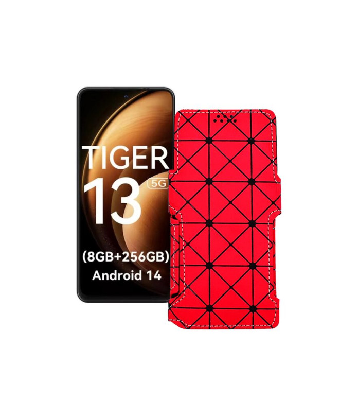 Чохол-книжка з екошкіри для телефону Blackview Oscal Tiger 13