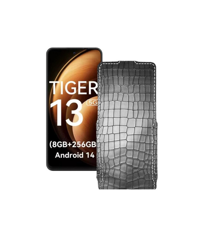 Чохол-флип з екошкіри для телефону Blackview Oscal Tiger 13