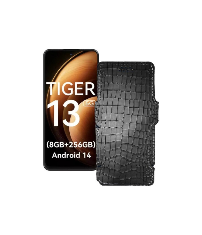 Чохол-книжка з екошкіри для телефону Blackview Oscal Tiger 13