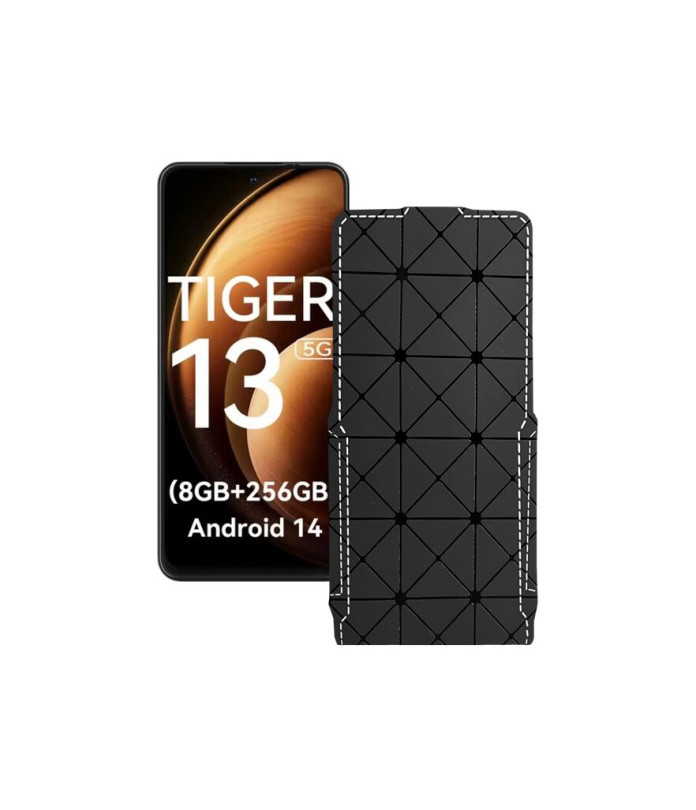 Чохол-флип з екошкіри для телефону Blackview Oscal Tiger 13