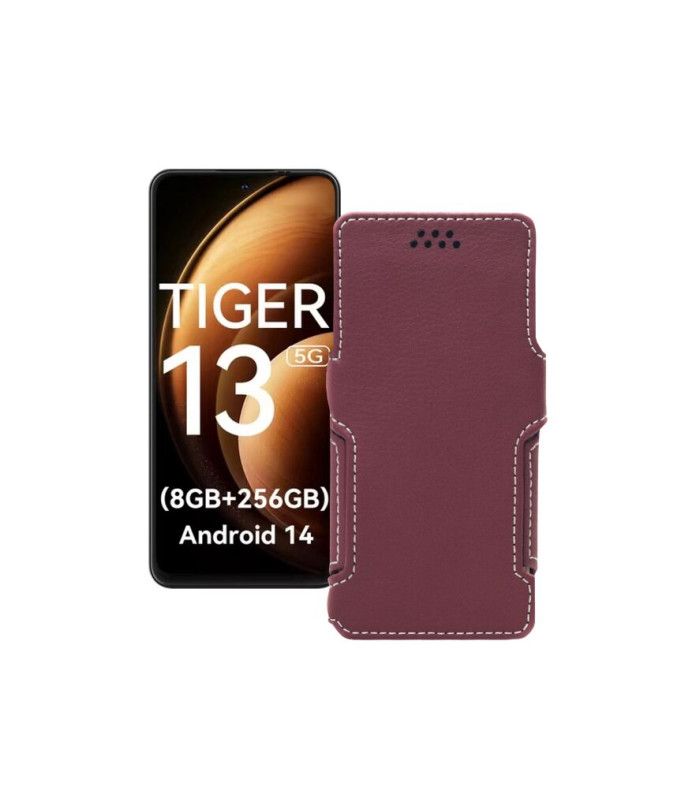 Чохол-книжка з екошкіри для телефону Blackview Oscal Tiger 13