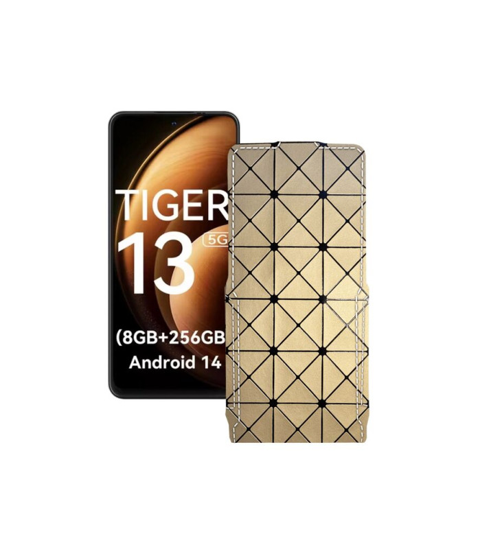 Чохол-флип з екошкіри для телефону Blackview Oscal Tiger 13