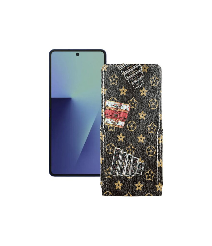 Чохол-флип з екошкіри для телефону Samsung Galaxy Z Flip7