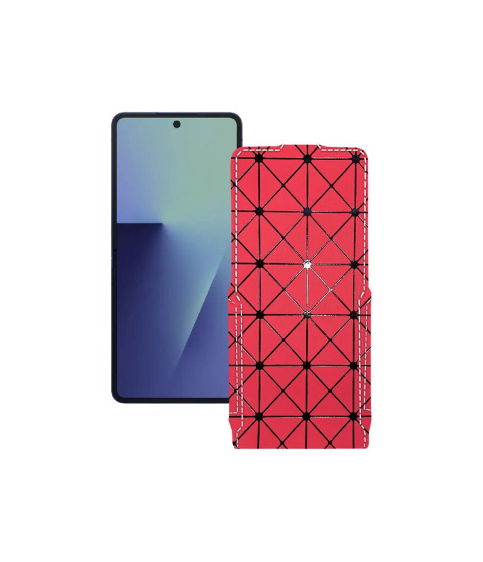 Чохол-флип з екошкіри для телефону Samsung Galaxy Z Flip7