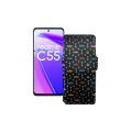 Чохол-книжка з екошкіри для телефону Realme C55