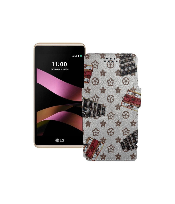 Чохол-книжка з екошкіри для телефону LG X Style (K200)