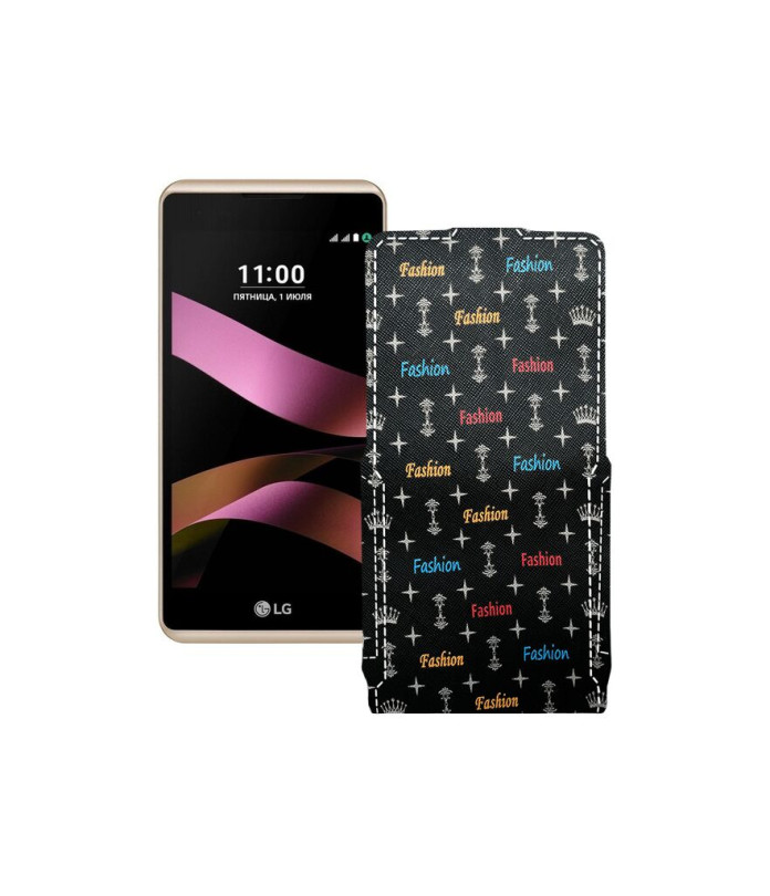 Чохол-флип з екошкіри для телефону LG X Style (K200)