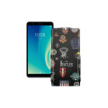 Чохол-флип з екошкіри для телефону ZTE Blade L210