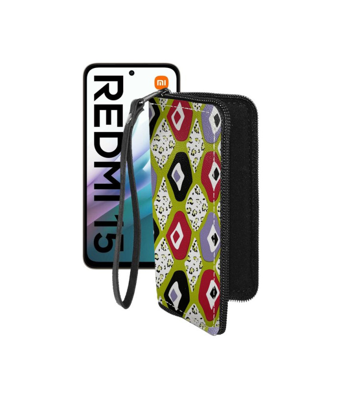 Чохол-гаманець з екошкіри для телефону Xiaomi Redmi 15 4G