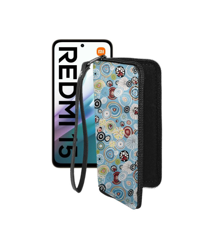 Чохол-гаманець з екошкіри для телефону Xiaomi Redmi 15 4G