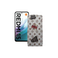 Чохол-флип з екошкіри для телефону Xiaomi Redmi 15 4G