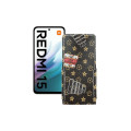 Чохол-флип з екошкіри для телефону Xiaomi Redmi 15 4G