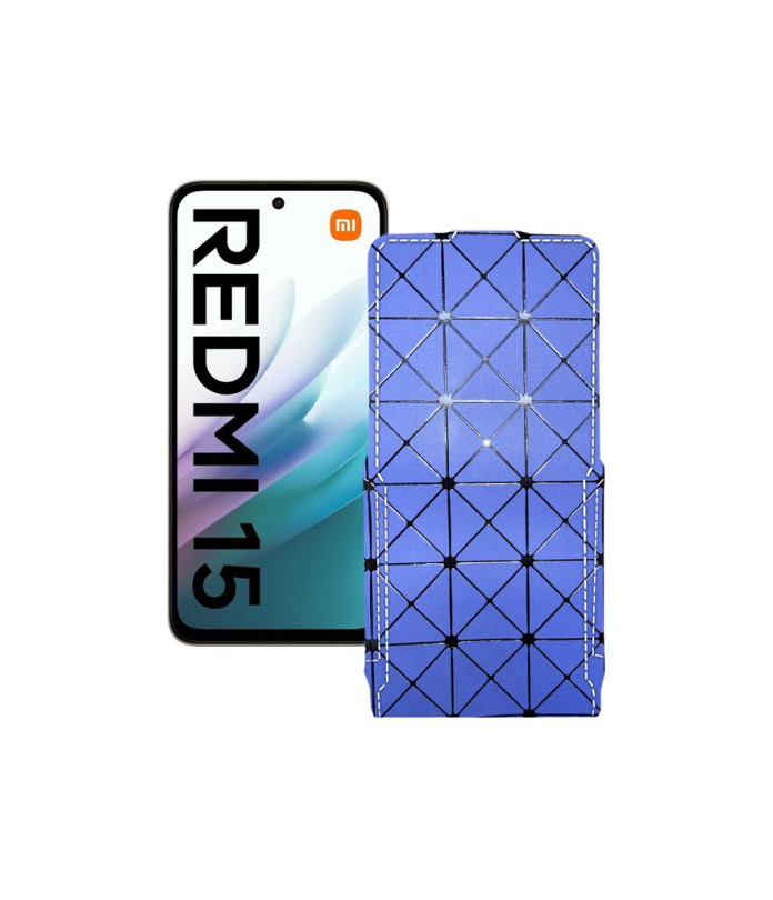 Чохол-флип з екошкіри для телефону Xiaomi Redmi 15 4G