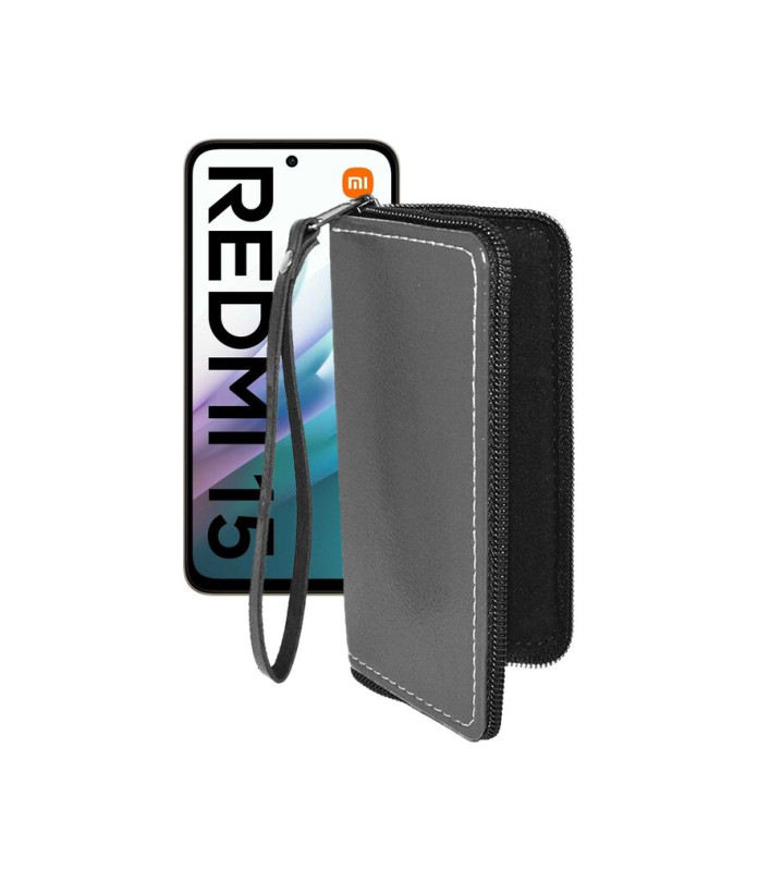 Чохол-гаманець з екошкіри для телефону Xiaomi Redmi 15 4G
