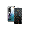 Чохол-флип з екошкіри для телефону Xiaomi Redmi 15 4G