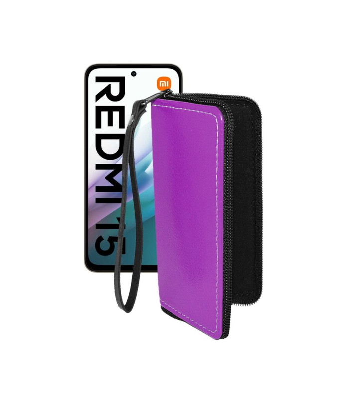 Чохол-гаманець з екошкіри для телефону Xiaomi Redmi 15 4G