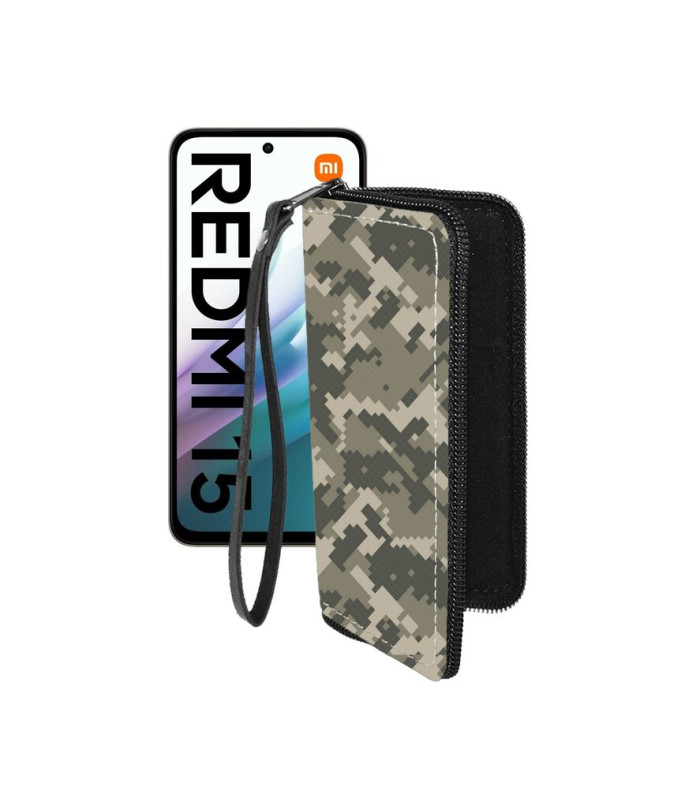 Чохол-гаманець з екошкіри для телефону Xiaomi Redmi 15 4G