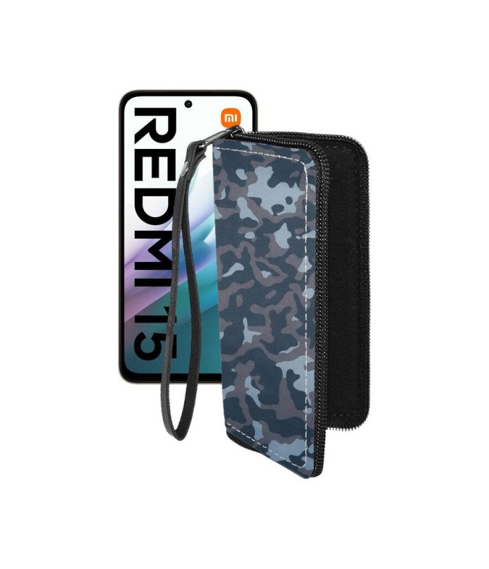 Чохол-гаманець з екошкіри для телефону Xiaomi Redmi 15 4G