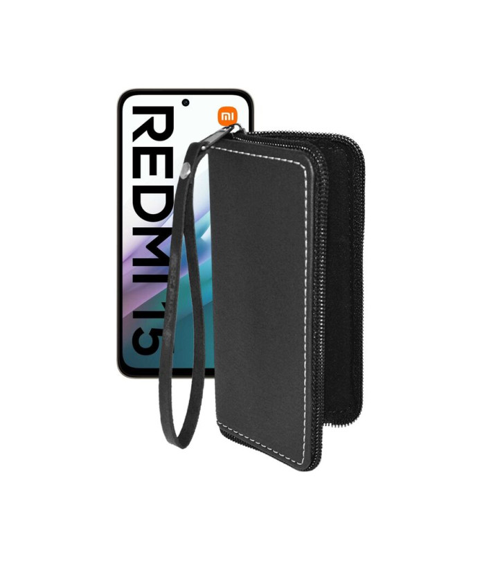 Чохол-гаманець з екошкіри для телефону Xiaomi Redmi 15 4G