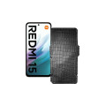 Чохол-книжка з екошкіри для телефону Xiaomi Redmi 15 4G