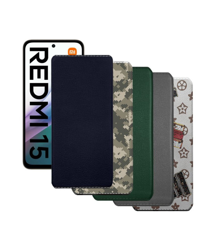 Накладка з екошкіри для телефону Xiaomi Redmi 15 4G