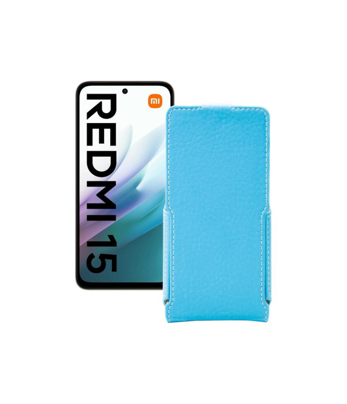 Чохол-флип з екошкіри для телефону Xiaomi Redmi 15 4G