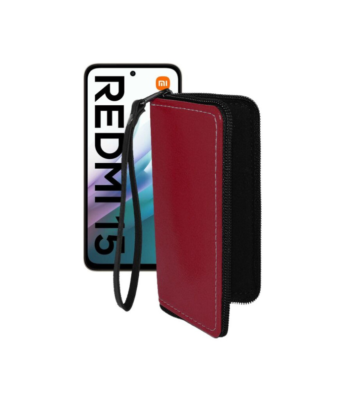 Чохол-гаманець з екошкіри для телефону Xiaomi Redmi 15 4G