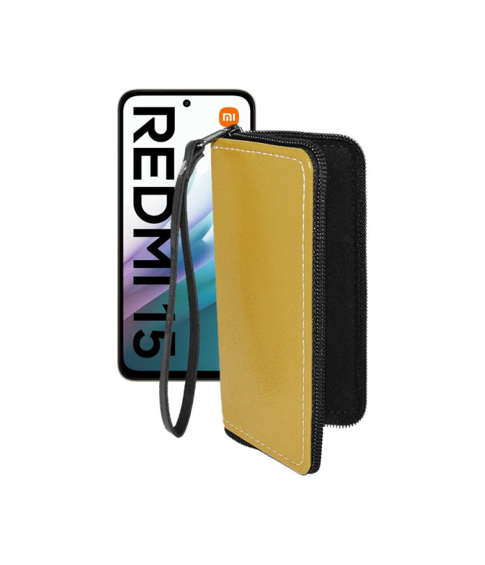 Чохол-гаманець з екошкіри для телефону Xiaomi Redmi 15 4G