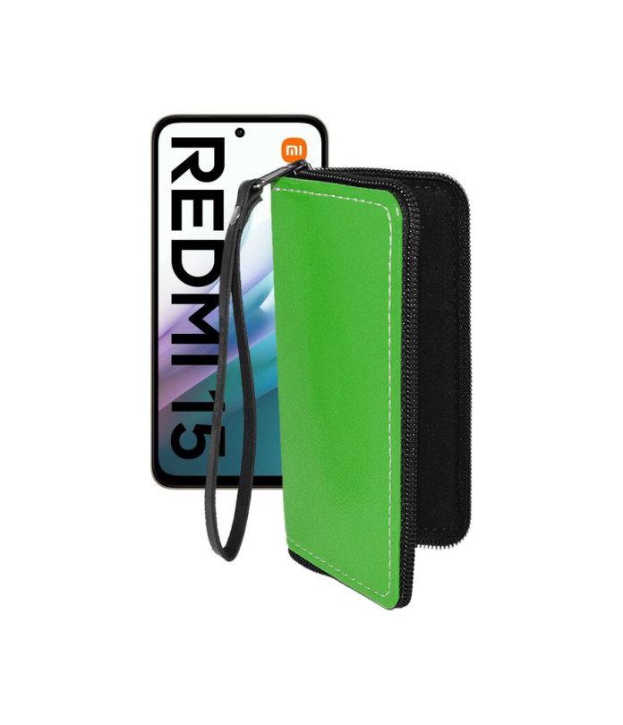 Чохол-гаманець з екошкіри для телефону Xiaomi Redmi 15 4G