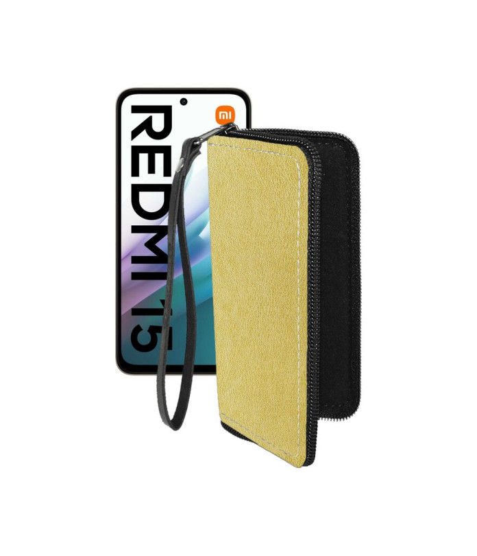Чохол-гаманець з екошкіри для телефону Xiaomi Redmi 15 4G