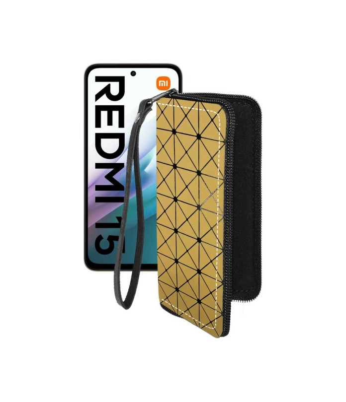 Чохол-гаманець з екошкіри для телефону Xiaomi Redmi 15 4G