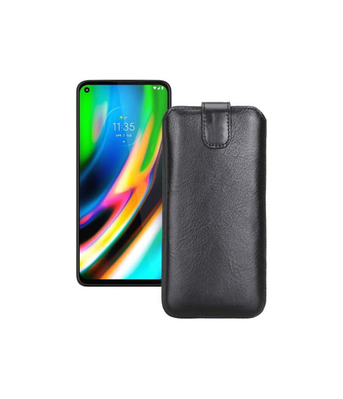 Витяжка зі шкіри для телефону Motorola Moto G9 Plus