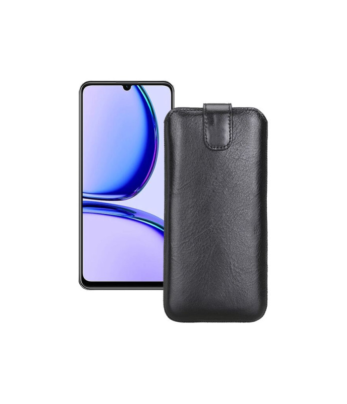 Витяжка з екошкіри для телефону Realme C63