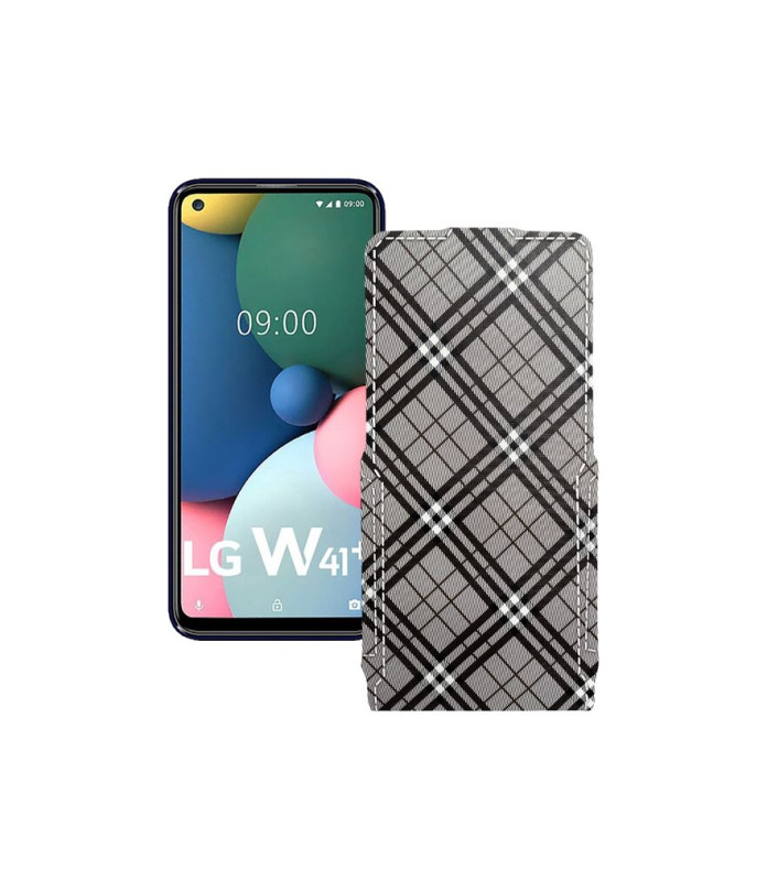 Чохол-флип з екошкіри для телефону LG W41 Plus