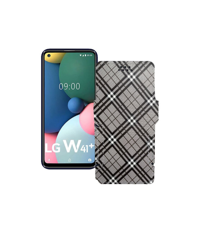 Чохол-книжка з екошкіри для телефону LG W41 Plus