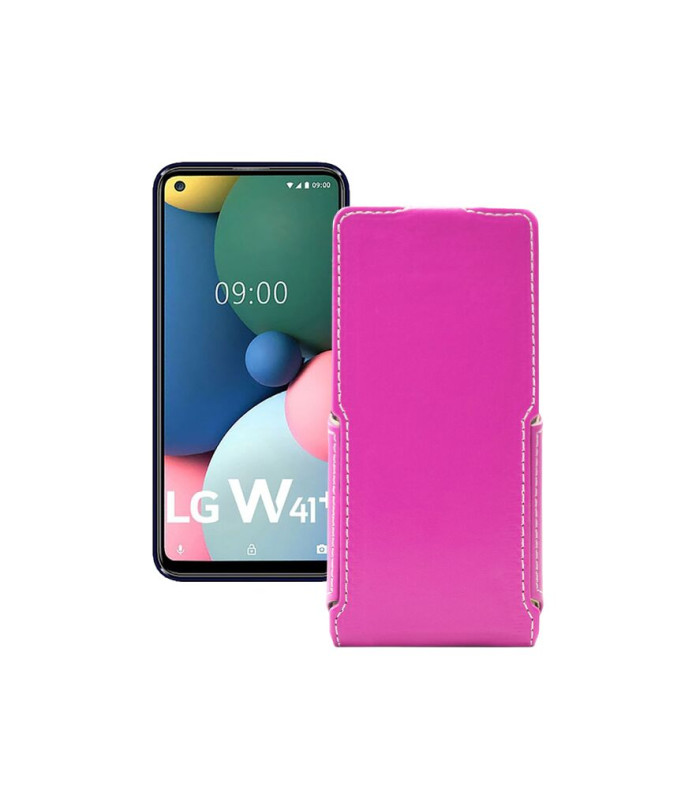 Чохол-флип з екошкіри для телефону LG W41 Plus