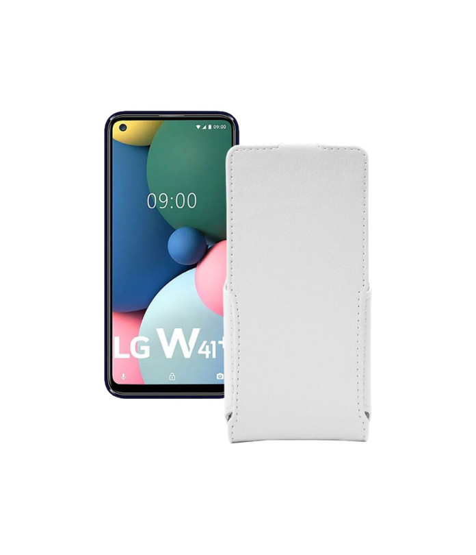 Чохол-флип з екошкіри для телефону LG W41 Plus