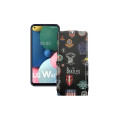 Чохол-флип з екошкіри для телефону LG W41 Plus