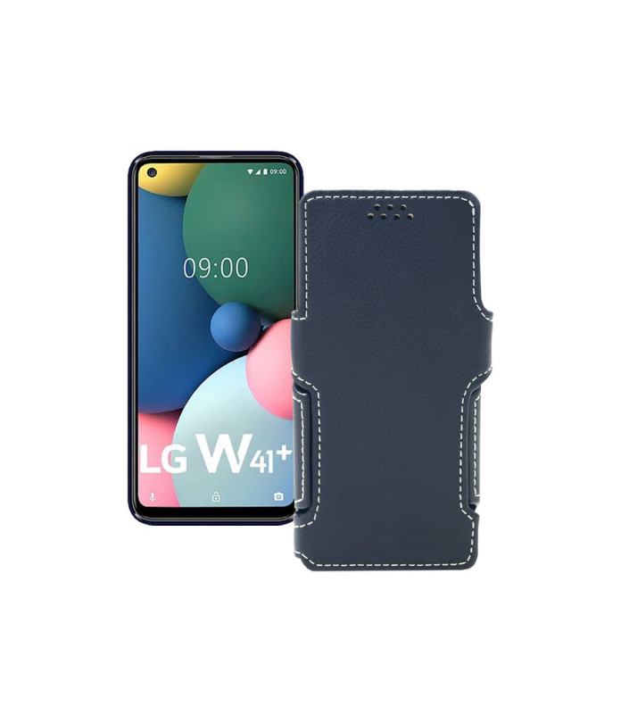 Чохол-книжка з екошкіри для телефону LG W41 Plus