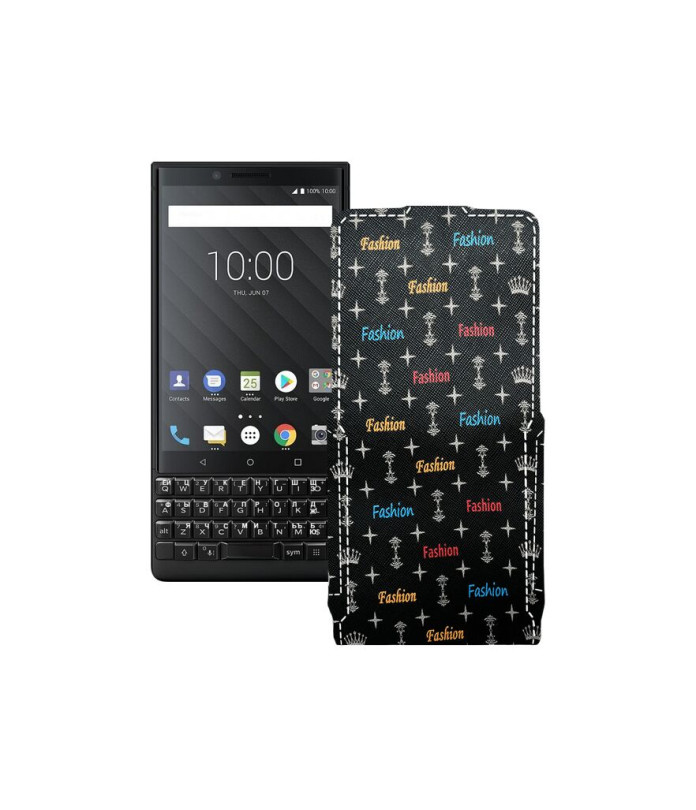 Чохол-флип з екошкіри для телефону BlackBerry Key2