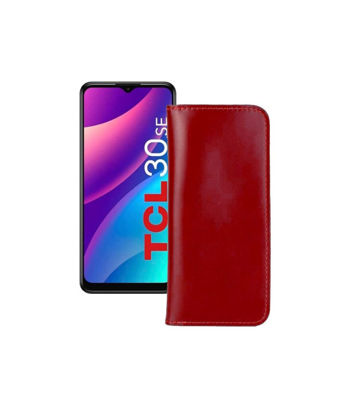 Портмоне з шкіри для телефону TCL 30E (SE)