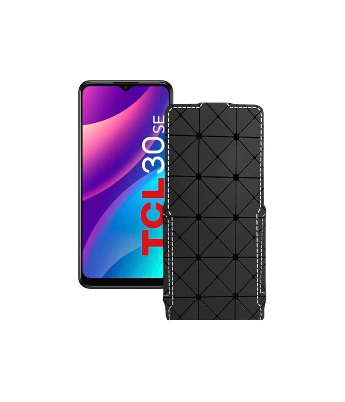 Чохол-флип з екошкіри для телефону TCL 30E (SE)