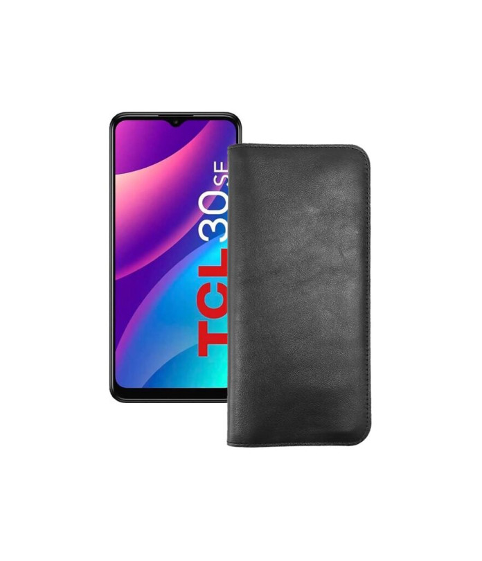 Портмоне з шкіри для телефону TCL 30E (SE)