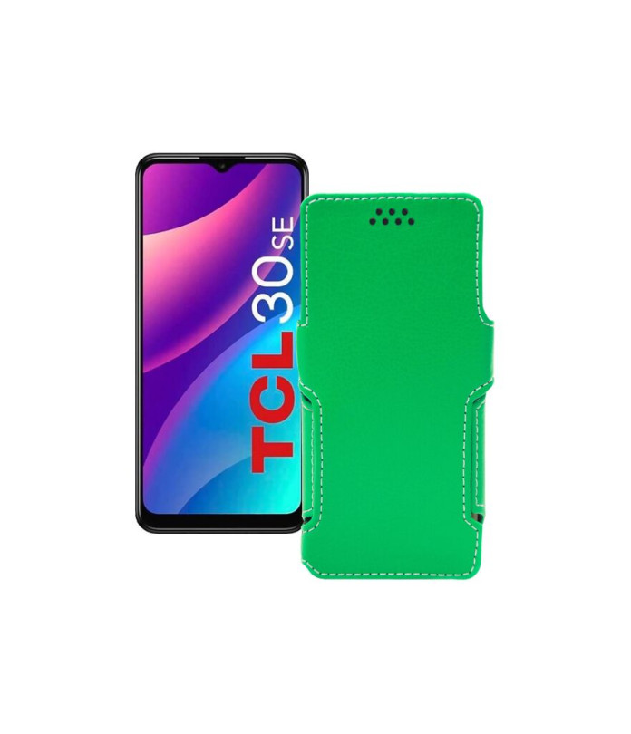 Чохол-книжка з екошкіри для телефону TCL 30E (SE)