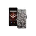 Чохол-книжка з екошкіри для телефону Asus ROG Phone ZS600KL