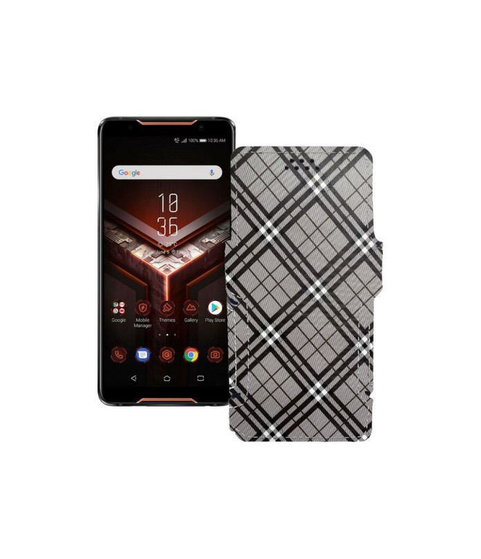 Чохол-книжка з екошкіри для телефону Asus ROG Phone ZS600KL