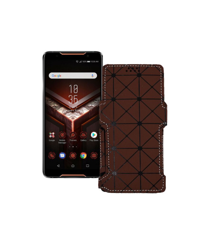 Чохол-книжка з екошкіри для телефону Asus ROG Phone ZS600KL