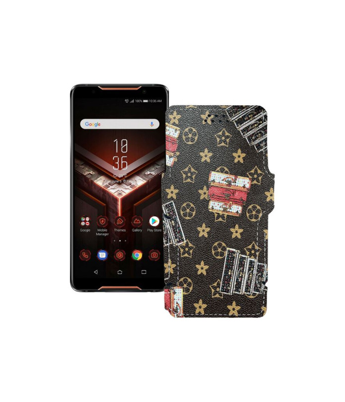 Чохол-книжка з екошкіри для телефону Asus ROG Phone ZS600KL