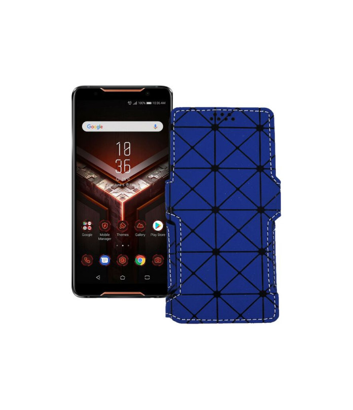 Чохол-книжка з екошкіри для телефону Asus ROG Phone ZS600KL